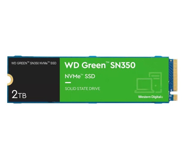WD 2TB M.2 PCIe NVMe Green SN350 WDS200T3G0C - 1046203 - zdjęcie